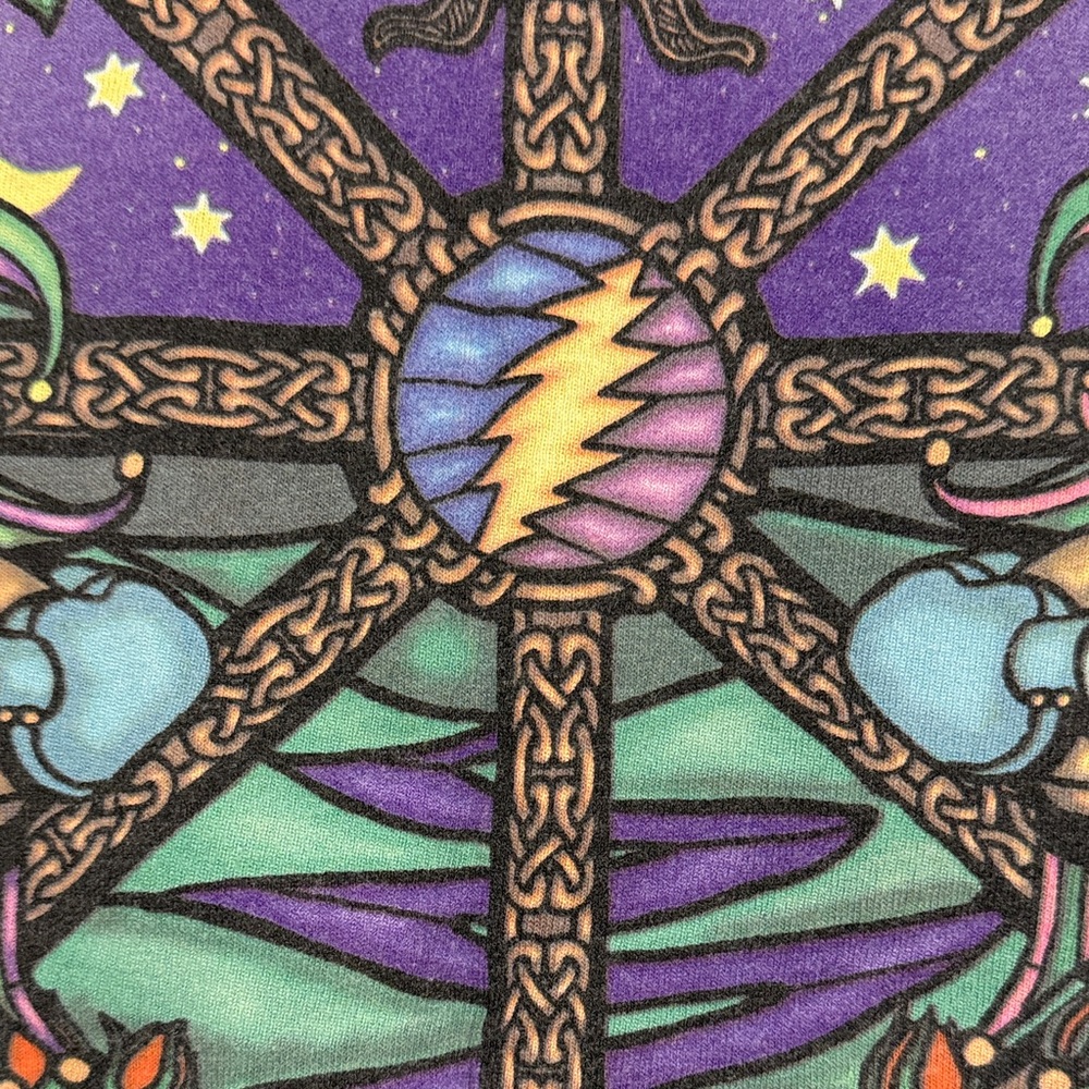 Liquid Blue Tie-Dye Long Sleeve Shirt XXL ”old stock” Celtic Jam shirt - Picture 9 of 9
